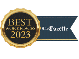 Best Work Place 2023 Gazette Award