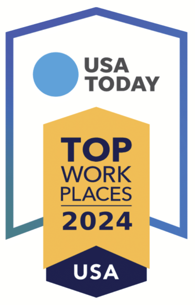 USA Today TOP WORK PLACES 2024 logo